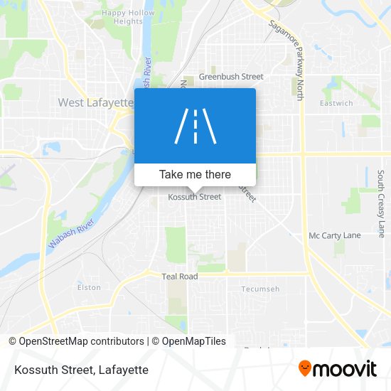 Mapa de Kossuth Street