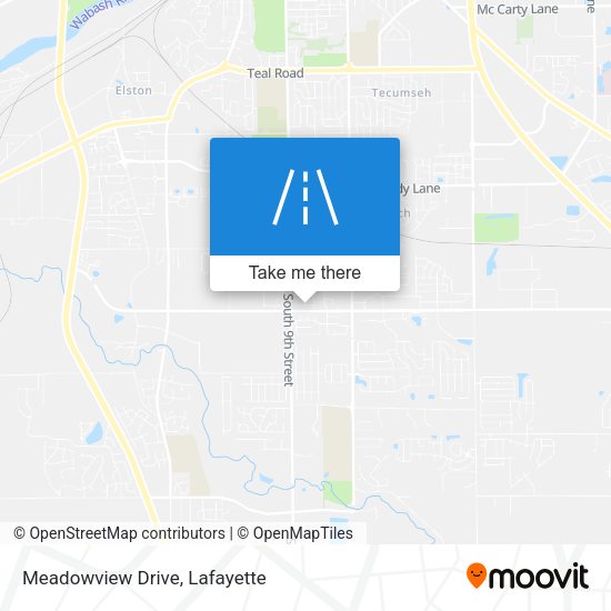 Meadowview Drive map