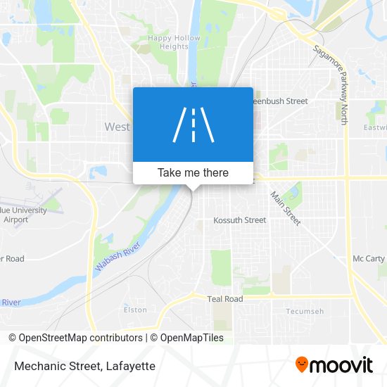 Mechanic Street map