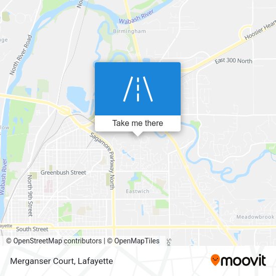 Mapa de Merganser Court