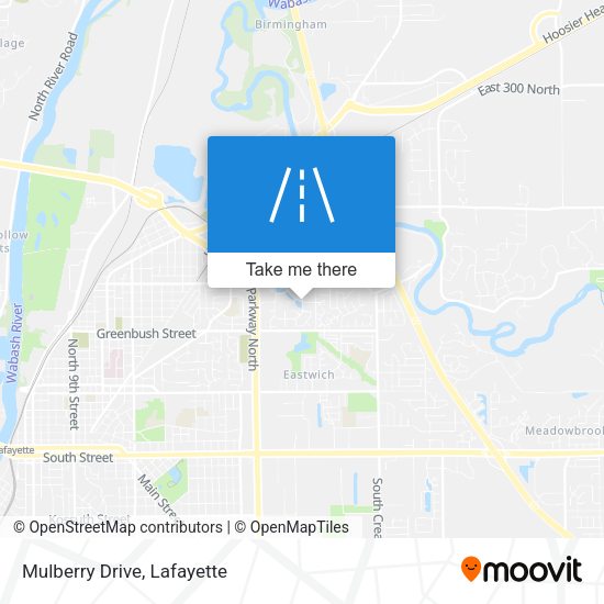 Mapa de Mulberry Drive