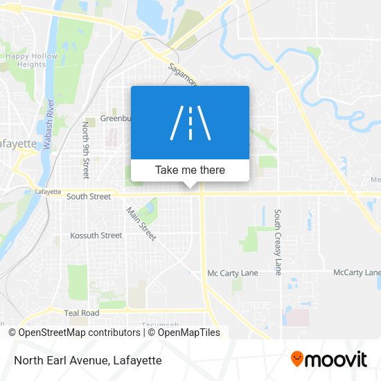 Mapa de North Earl Avenue