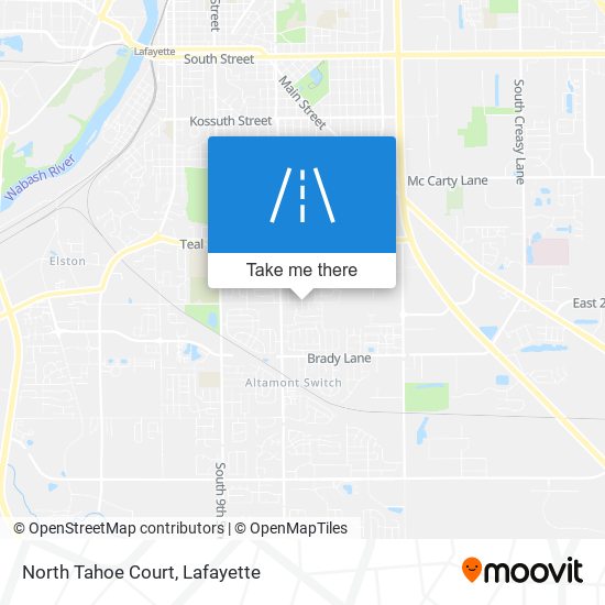 Mapa de North Tahoe Court