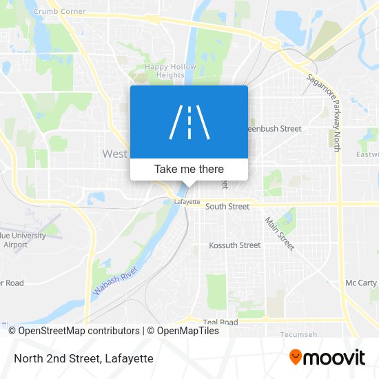 Mapa de North 2nd Street