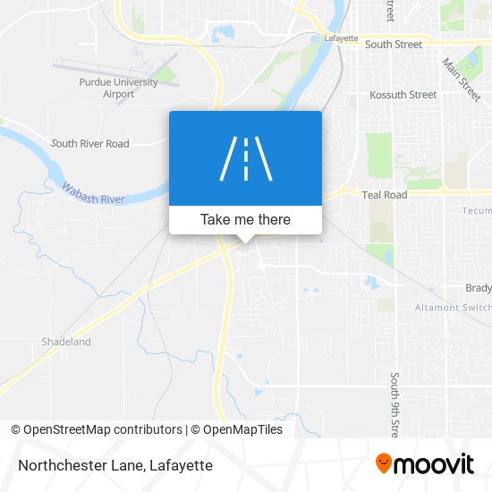 Northchester Lane map