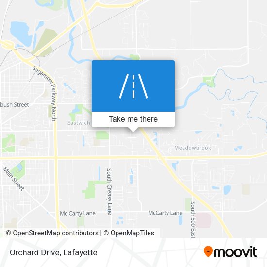 Mapa de Orchard Drive