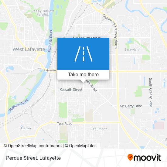 Mapa de Perdue Street