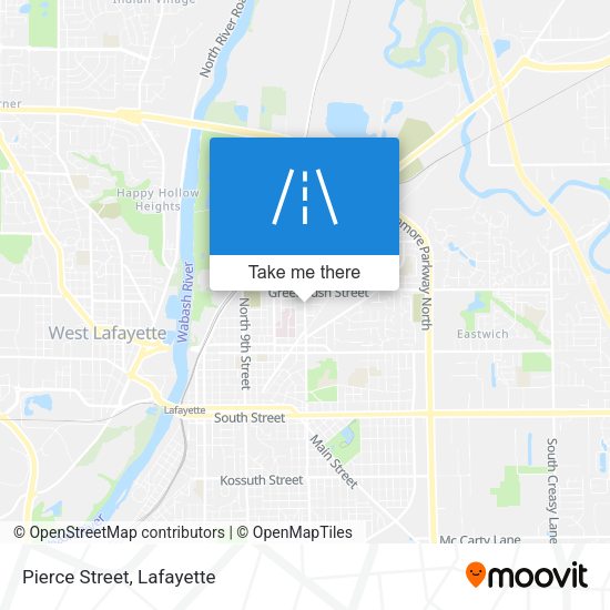 Mapa de Pierce Street