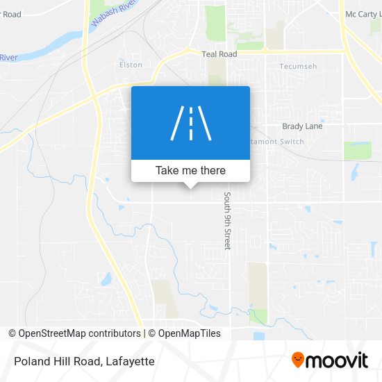 Mapa de Poland Hill Road