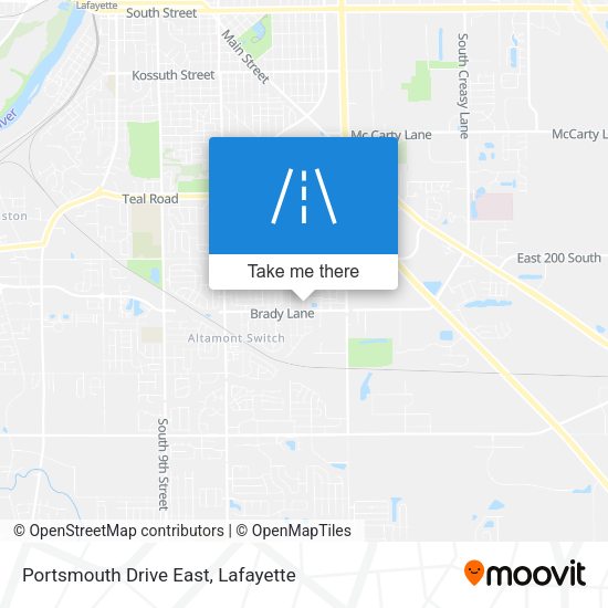 Portsmouth Drive East map