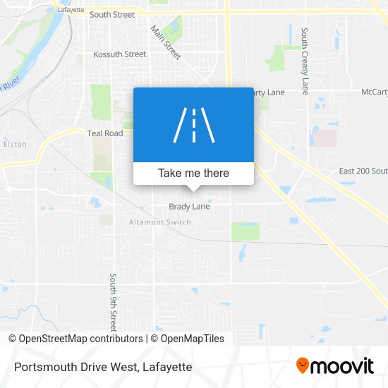 Portsmouth Drive West map