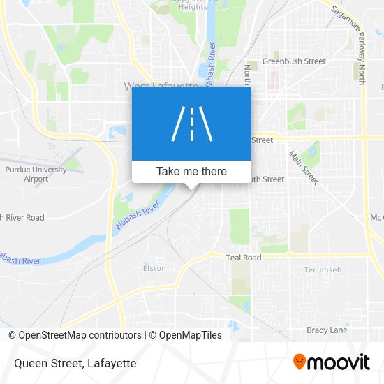Mapa de Queen Street