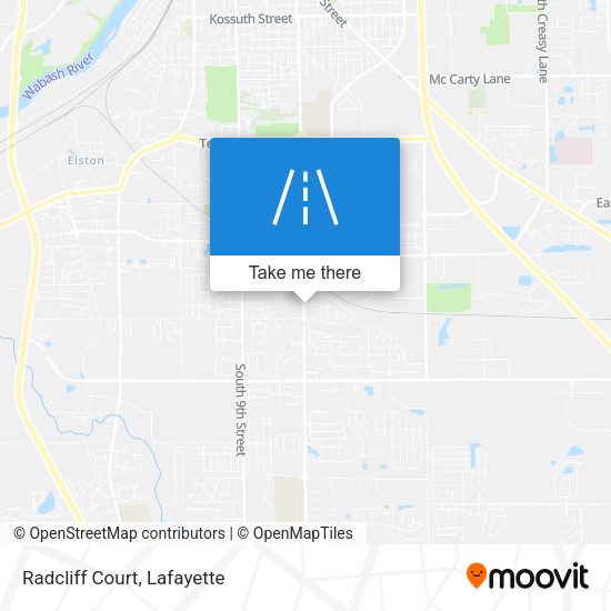 Mapa de Radcliff Court