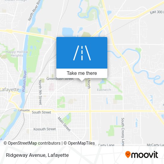 Mapa de Ridgeway Avenue