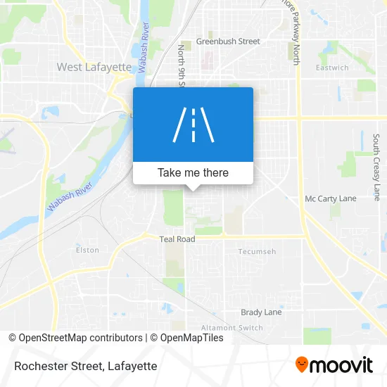 Rochester Street map