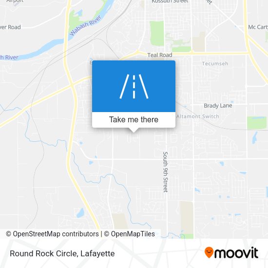 Round Rock Circle map