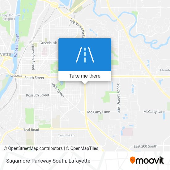 Sagamore Parkway South map