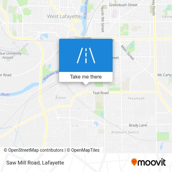 Mapa de Saw Mill Road