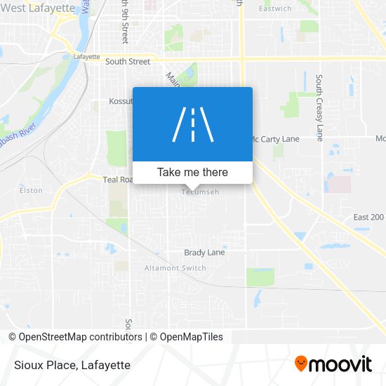 Mapa de Sioux Place