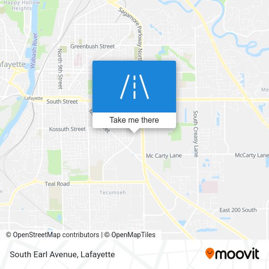 Mapa de South Earl Avenue