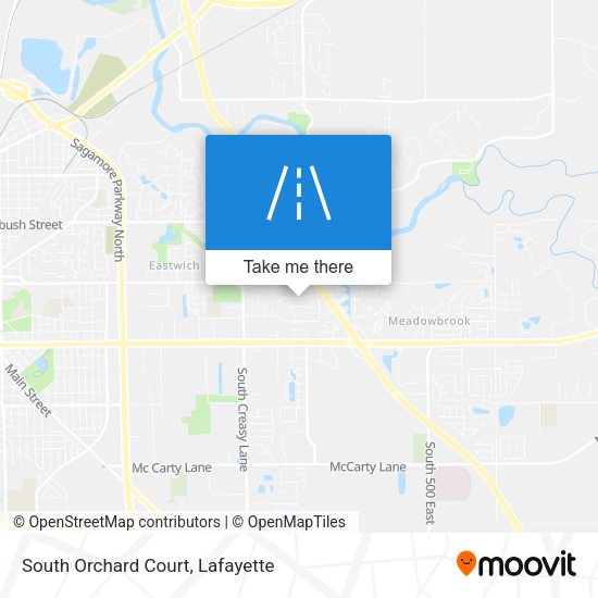 South Orchard Court map