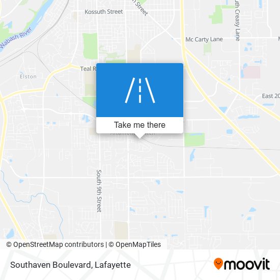 Southaven Boulevard map