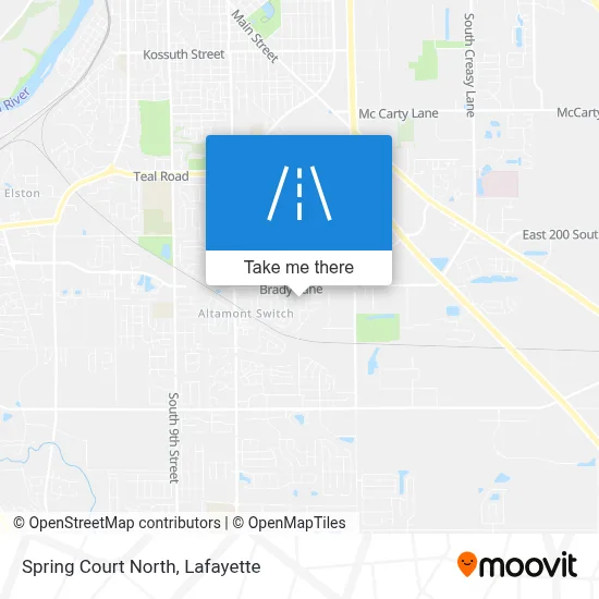 Spring Court North map