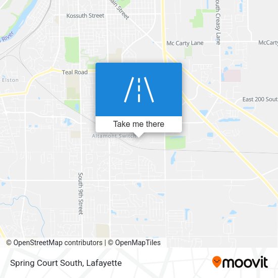 Spring Court South map