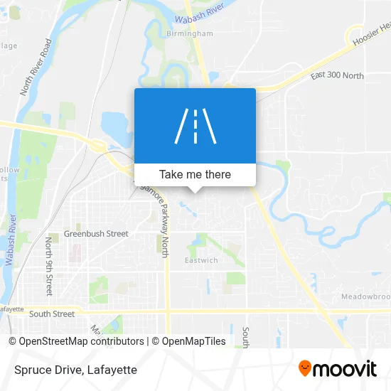 Spruce Drive map