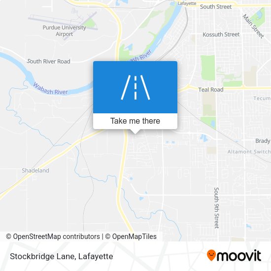 Stockbridge Lane map