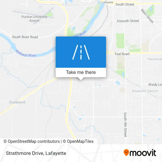 Strathmore Drive map