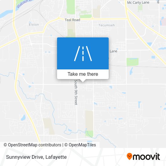Mapa de Sunnyview Drive