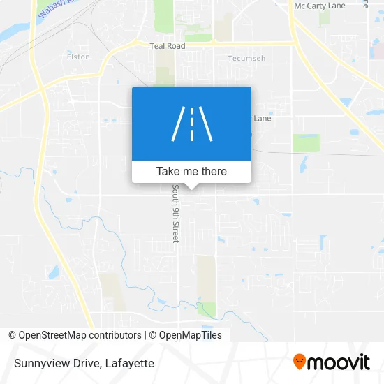 Sunnyview Drive map