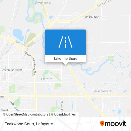 Mapa de Teakwood Court