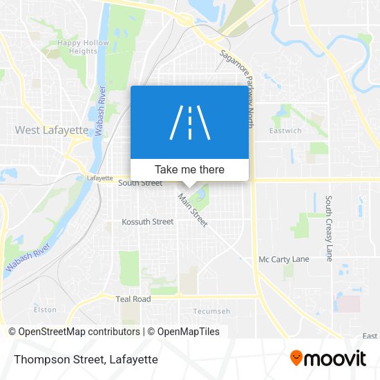 Mapa de Thompson Street