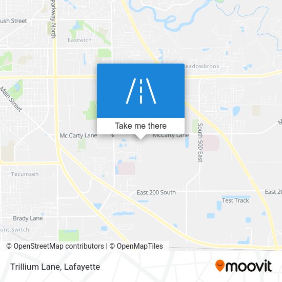 Trillium Lane map