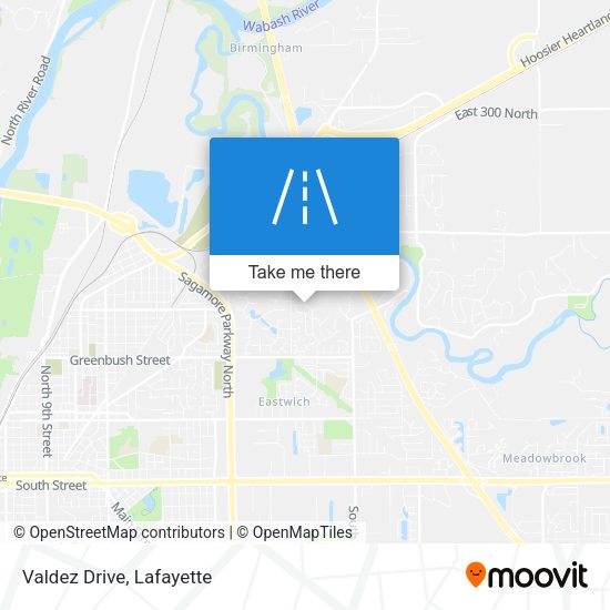 Mapa de Valdez Drive