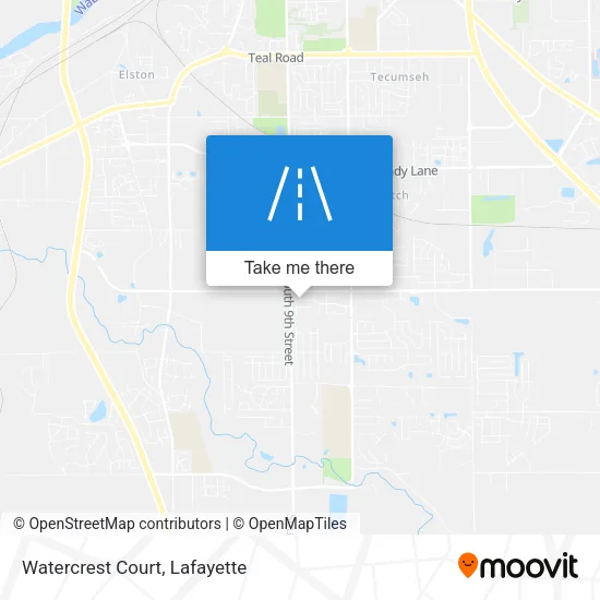 Watercrest Court map