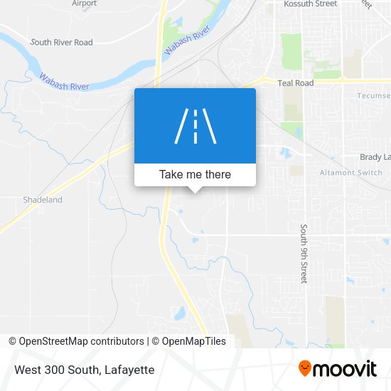 Mapa de West 300 South