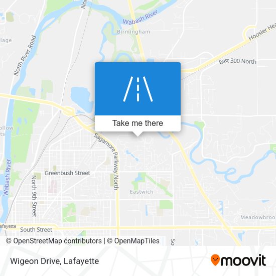 Mapa de Wigeon Drive