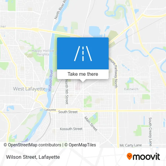 Wilson Street map