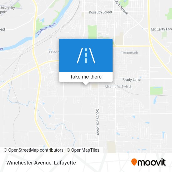 Mapa de Winchester Avenue