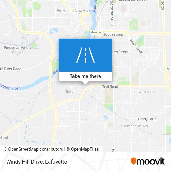 Windy Hill Drive map