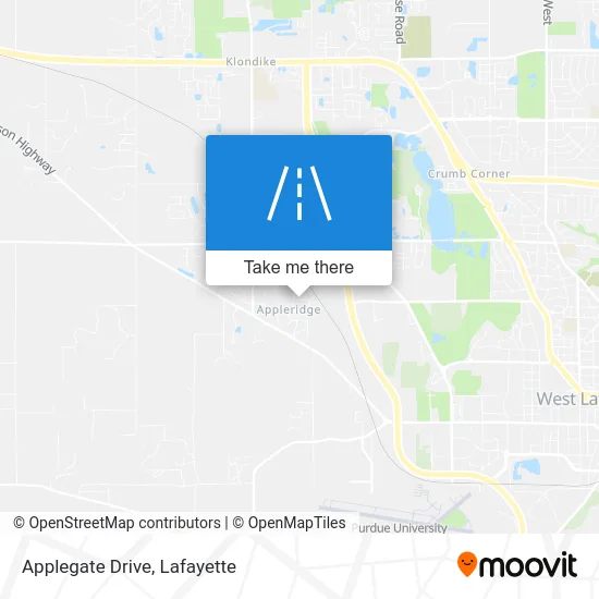 Applegate Drive map