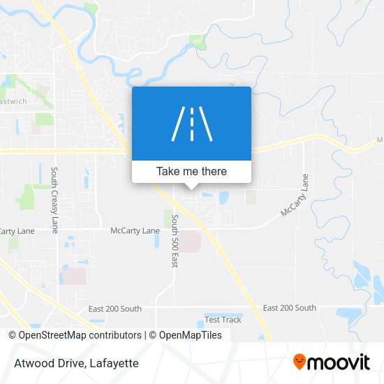 Mapa de Atwood Drive