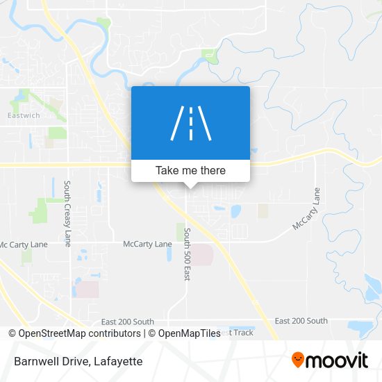 Mapa de Barnwell Drive
