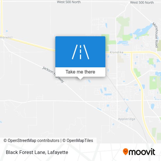 Black Forest Lane map