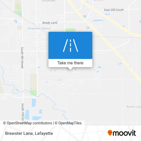 Mapa de Brewster Lane