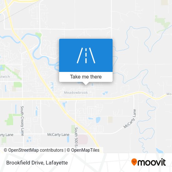 Brookfield Drive map