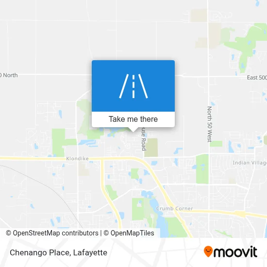 Chenango Place map